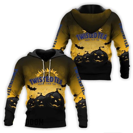 Halloween Twisted Tea Hoodie, Twisted Tea Hoodie, Twisted Tea Shirt, Halloween Night Pumpkin Hoodie, Drinking Party Sweatshirt