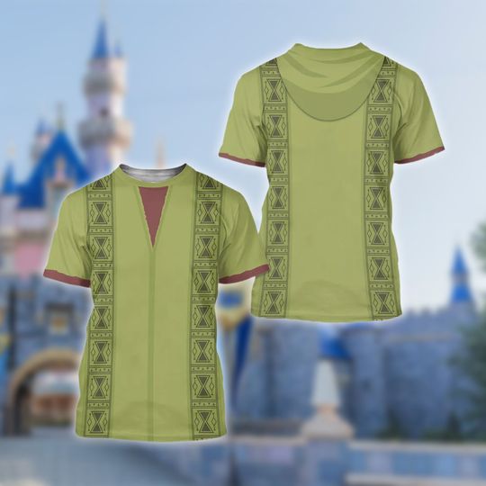 The Bruno Unisex Costume 3D T-Shirt, Encanto Bruno Cosplay Costume Tee, Cartoon Character Halloween Shirt, Bruno Encanto All Over Print Tee
