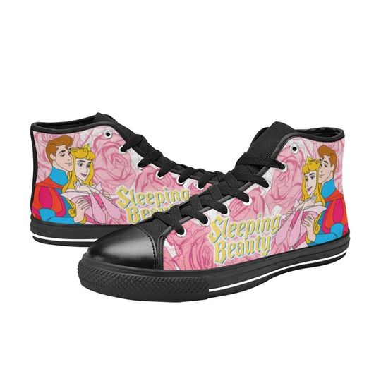 Sleeping Beauty High Top Shoes Sneakers