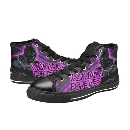 Black Panther High Top Shoes Sneakers