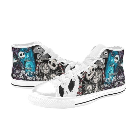 The Nightmare Before Christmas High Top Shoes Sneakers