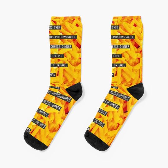 The Macaroni and Cheese Prayer Socks