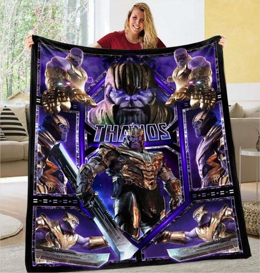 Thanos Kids Blanket, Kids Superhero Blanket, Superhero Blanket, Thanos Blanket, Superhero Blanket For Kids, Christmas Gift