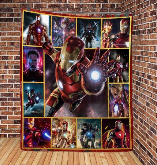 Iron Man Kids Blanket, Kids Superhero Blanket, Superhero Blanket, Iron Man Blanket, Superhero Blanket For Kids, Christmas Gift