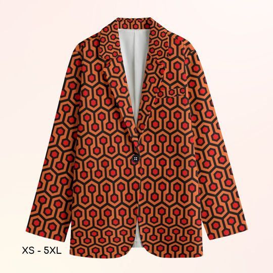 The Shining Women's Jacket Blazer Halloween Cosplay Horror King Stanley Hotel Overlook Hotel Goth Rug Themed Birthday Party
