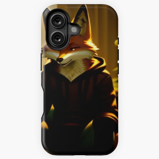 Lonely fox on Chrismas 2 iPhone Case