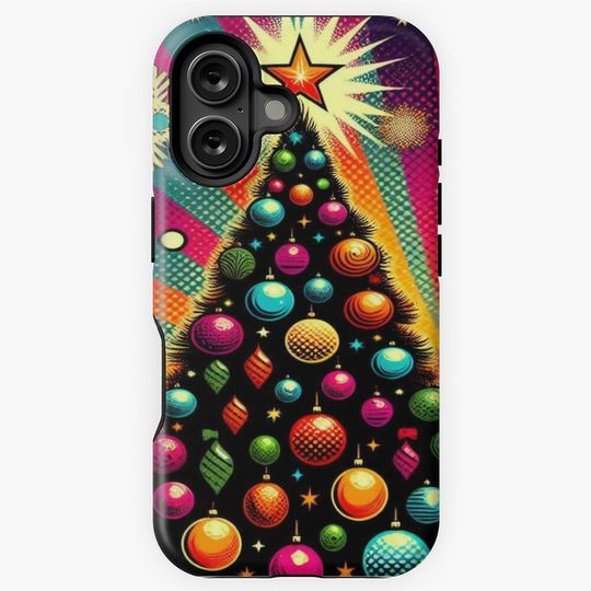  Cozy colorful christmas tree  ,Rbcozyholidays,CozyHolidays iPhone Case