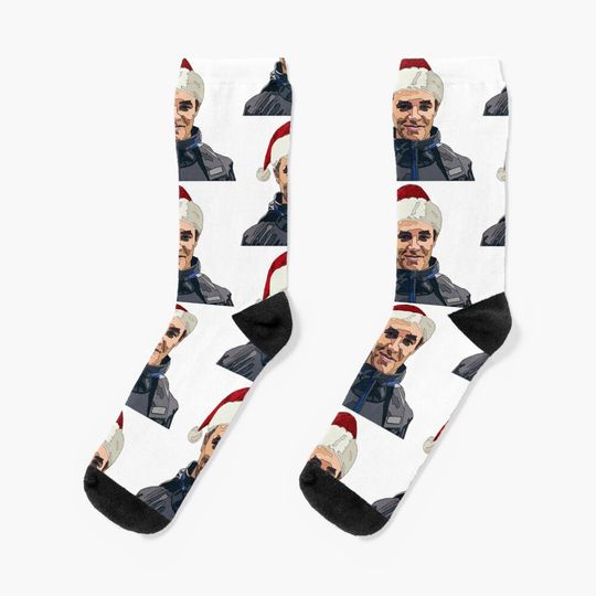 Lando Norris Santa hat Socks