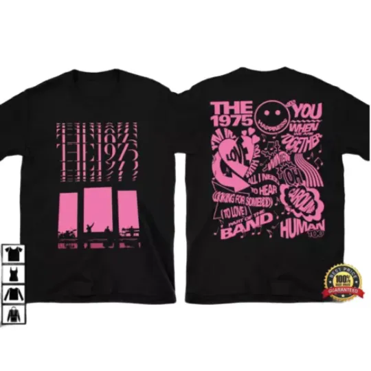 The 1975 Rock Band Music Concert, Pinky The 1975 Tour Unisex T-shirt
