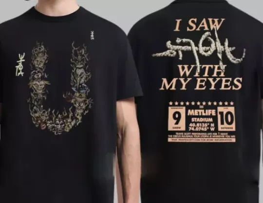 Travis Utopia Circus Maximus Metlife Stadium 2024 On Oct 9 And 10 T-Shirt