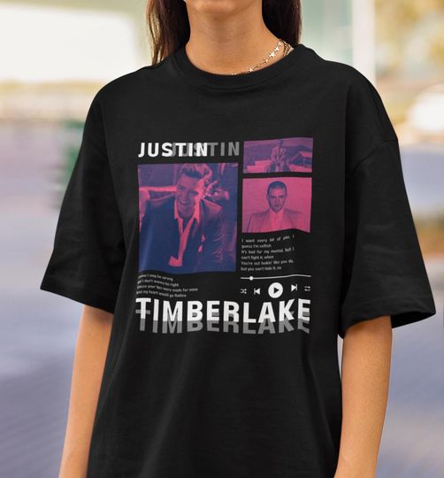 Justin Timberlake World Tour Shirt, Justin Timberlake Vintage T-shirt, JT Concert Fan Merch, Justin Timberlake Mugshot Shirt, Thug Life