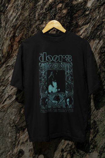 Vintage The Doors 60's Concert Tee, Retro Rock Band Cotton T-shirt, Classic 1960s Music Merch, Unisex Rock Tee Deftone Shirt
