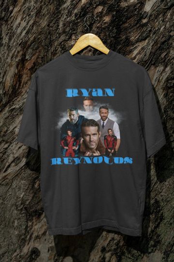Ryan Reynolds Collage Shirt,Iconic Movie Star Graphic Tee,Deadpool and Comedy Star Merch,Cool Ryan Reynolds Fan Gift, Trendy Celebrity Shirt