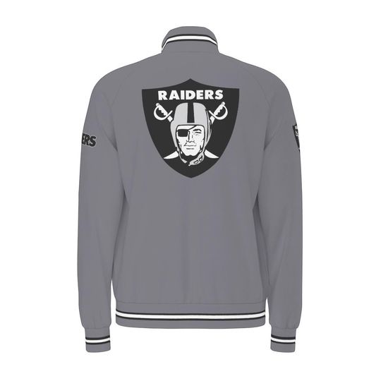 Raiders  Raglan-Sleeve Stand Collar Jacket