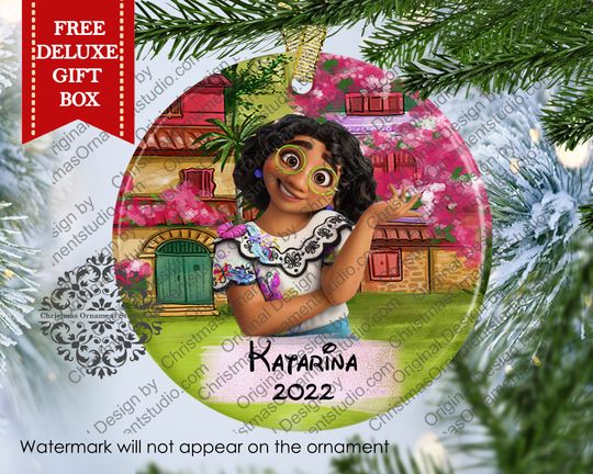 Maribel Encanto Christmas Ornament-Kids Christmas Ornament-Girl Christmas ornament-Disney Maribel Encanto Madrigal Christmas Ornament