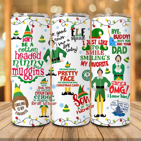 Discover 20 oz Christmas Movie Tumbler Wrap, Skinny Tumbler Christmas, Funny Christmas Tumbler, Merry Christmas