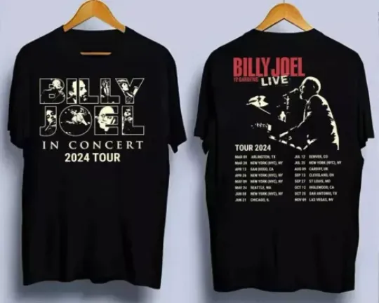 Billy Joel In Concert Music Tour 2024 T-shirt