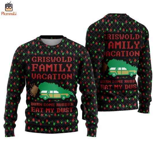 National Lampoon's Christmas Vacation Ugly Sweater Shirt, Griswold Family Vacation Sweatshirt, Clark Griswold Shirt,Christmas Movie Shirt