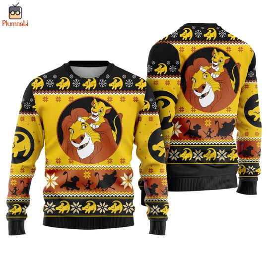 Lion King Ugly Christmas Sweater, Lion King Christmas Shirt, Hakuna Matata Shirt, Disneyland Ugly Sweater, Christmas Vacation Shirt