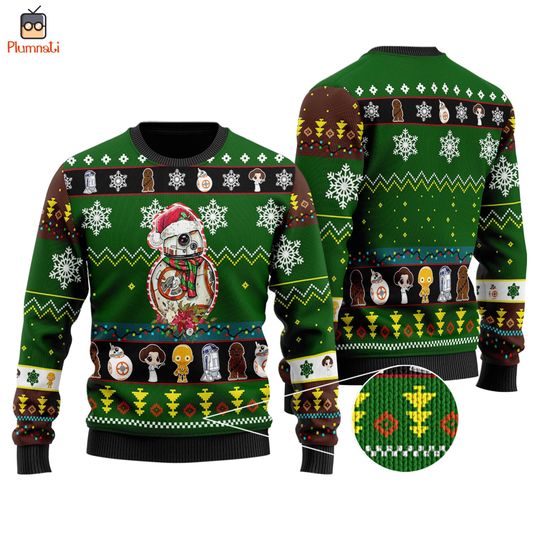 Starwars BB-8 Ugly Christmas Sweater, Starwars Christmas Sweatshirt, Darth Vader Sweater, Galaxy Edge Shirt, Family Christmas Shirt
