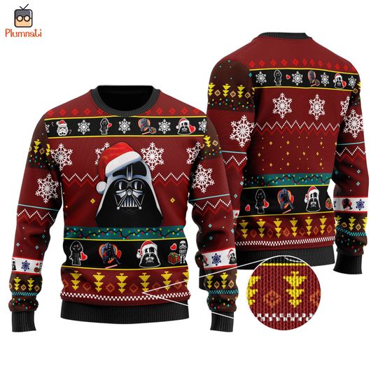 Starwars Darth Vader Ugly Christmas Sweater, Starwars Christmas Sweatshirt, Anakin Skywalker Sweater, May The Force Shirt, Galaxy Edge Shirt