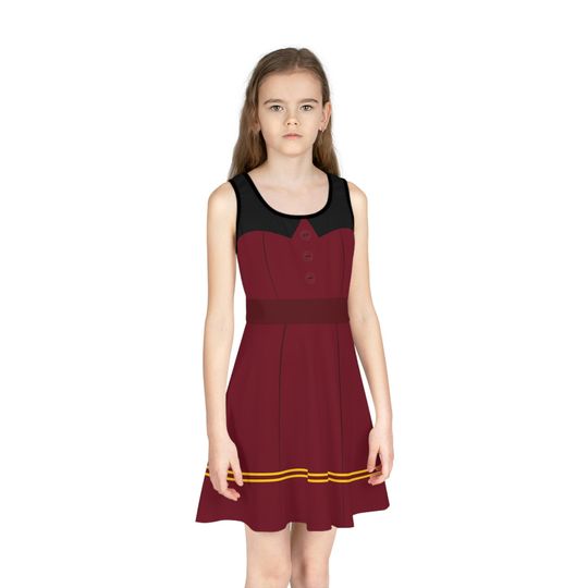 The Tower of Terror Elevator Descent: Girl's Thrilling Sleeveless Skater Dress