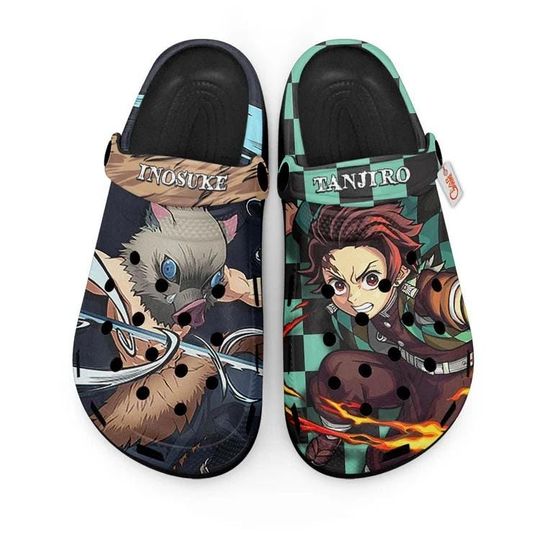 Discover tanjiror and Inosuke Clogs Shoes