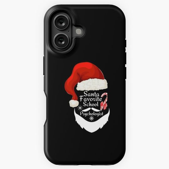 Santa Favorite School Psychologist Santas Favorite Ho iPhone Case