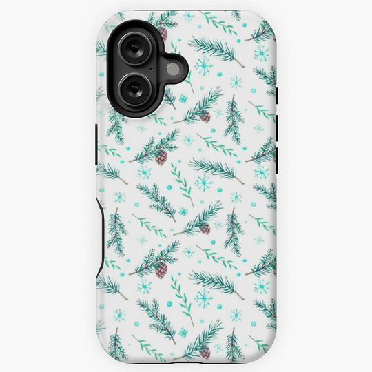 chrismas mistletoe iPhone Case