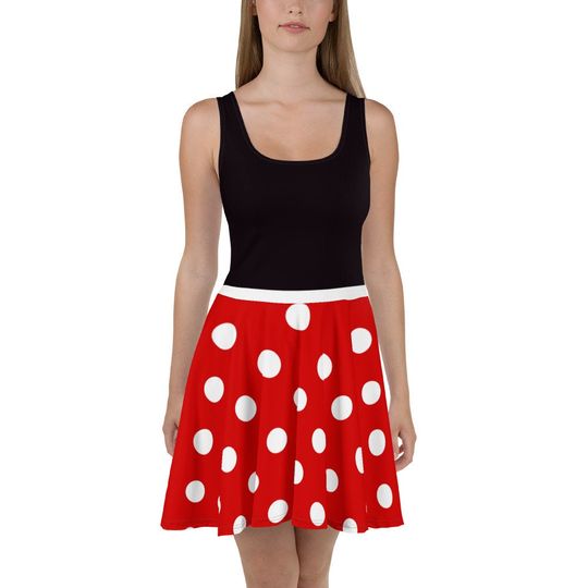 Minnie mouse dress - Disney bound - Woman Dress - Minnie Mouse - Disney Costume - Minnie Mouse Costume - Dapper day Minnie mouse
