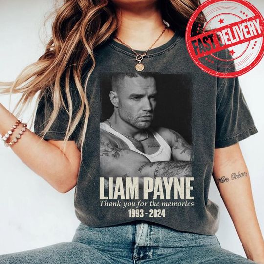 Thanks For Memories Liam Payne Shirt, RIP Liam Payne Memorial 2024 Shirt, In Memory Of Liam Payne T-shirt, One Direction Tribute Shirt V2