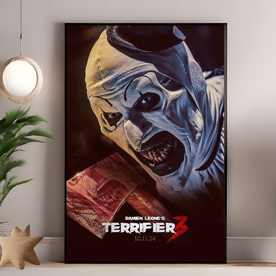 Terrifier 3 Movie Posters, Art gift, Souvenir, Attraction poster, Room Decoration, Living Room Poster