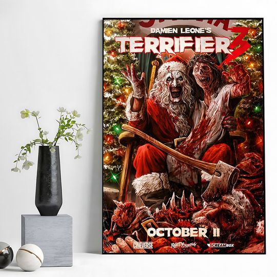 Terrifier 3 (2024) Movie Posters/Customized Posters/Room Decoration/Poster Gift
