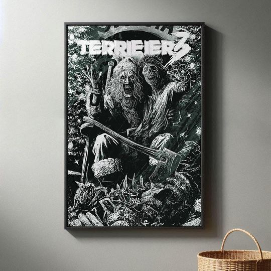 Terrifier 3 Movie Poster | High Quality Canvas Print I 2024 Movie Poster | Modern Room Decorative Arts | Popular Film Gift