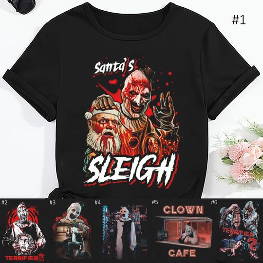 Art The Clown Shirt, Terrifier 2 Movie T-shirt, Terrifier 2 Clown Town Movie Shirt, Horror Movie Shirt, Vintage Shirt, Scary Movie Shirt