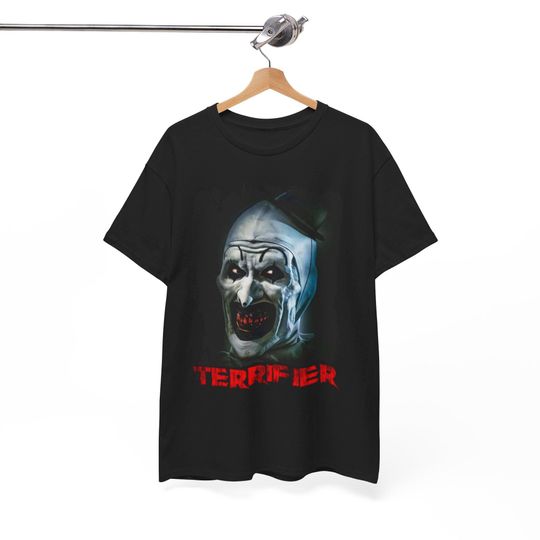 Terrifier 3 Smile Tee Art Clown Horror Movie Unisex Halloween Gift T-Shirt Fan Graphic Unique Costume Party Killer Slasher Classic Bloody