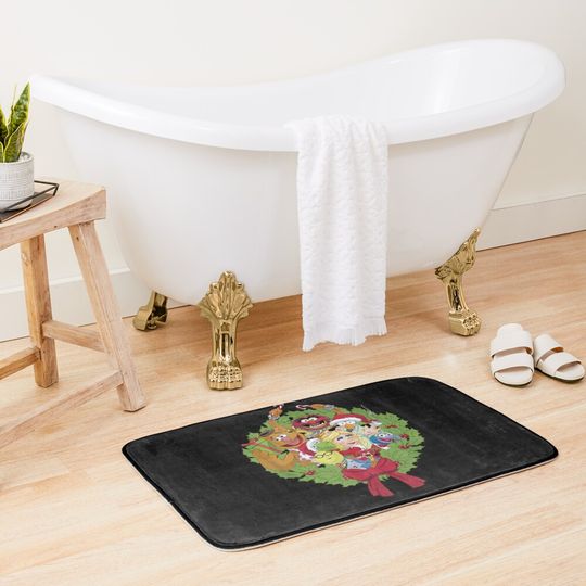 The Muppets Christmas Muppet Bath Mat