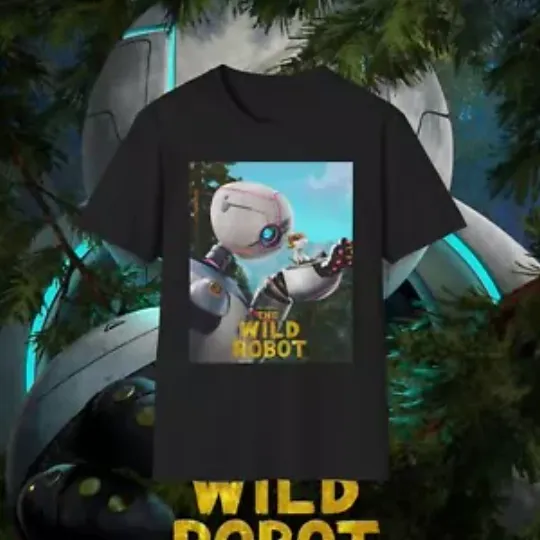 The Wild Robot Pedro Pascal Dreamworks Unisex Softstyle T-Shirt