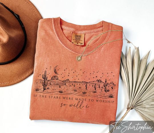 Comfort Colors Religious Shirt, If The Stars Were Made To Worship Shirt, Christian Comfort Colors Shirt, Bible Verse Shirt, Faith Shirt