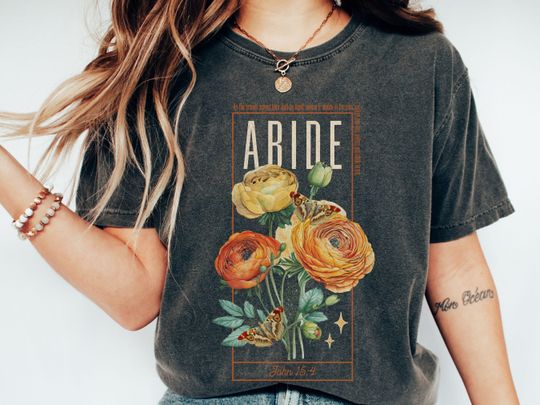 Boho Christian Comfort Colors crewneck Shirt, Bible verse worship shirt, christian Jesus is king gifts, Faith over fear based worship shirt