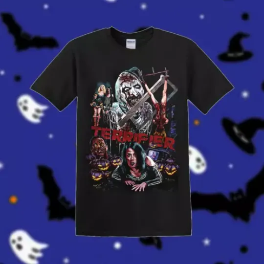 Terrifier Movie Shirt | Art the Clown Halloween Tee | Scary Horror Design