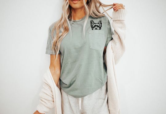 Comfort Color Yorkie TShirt | Yorkie Dog Shirt, Yorkshire Terrier Tee, Yorkie Mom Cute Dog Shirt, Yorkie Owner Gift Shirt, Yorkie Gift Shirt