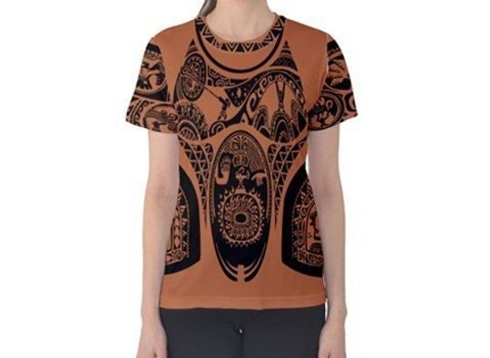 Adult Maui Shirt for woman - Moana Costume - Disney Shirts - womans Disney Shirt - Disney Shirts for woman - Disney Costume