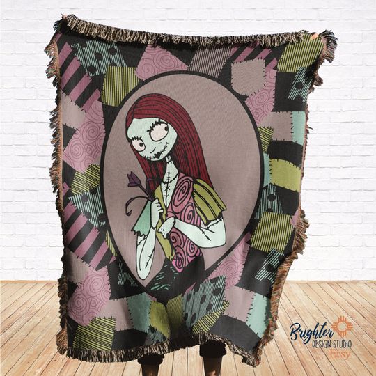 Sally Nightmare Before Christmas Woven Blanket