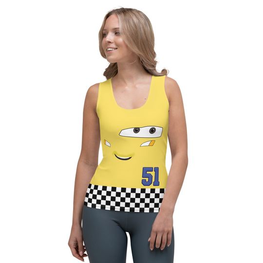 Discover Yellow Car Tank Top