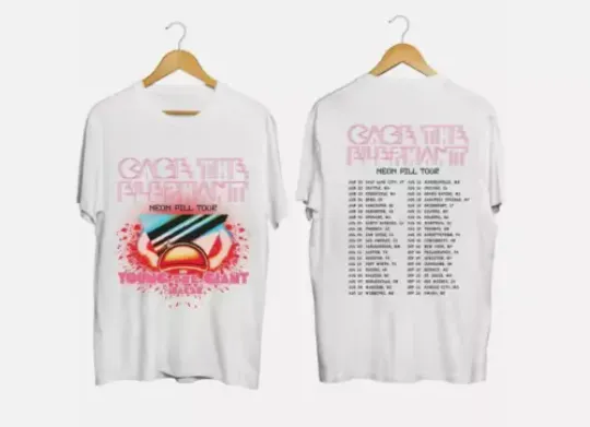 Cage the Elephant Neon Pill Tour 2024 Shirt, Cage the Elephant 2024 Concert tee