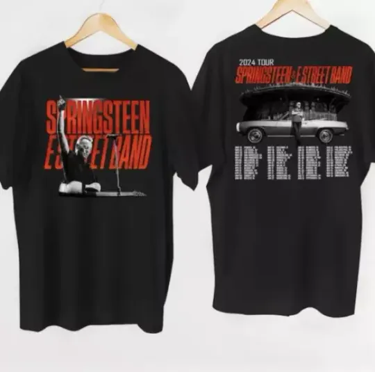Bruce Springsteen And E Street 2024 Tour Shirt, E Street Shirt