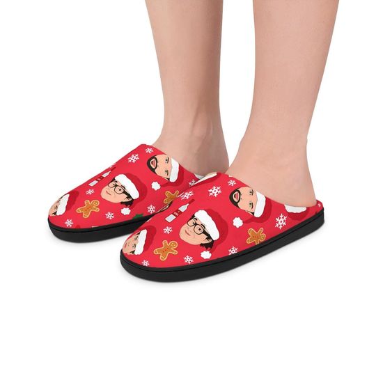 Always Sunny Christmas Slippers | Frank Dee Dennis Charlie Mac Merry Christmas Indoor Slippers Gift Character For Her For Him Gift