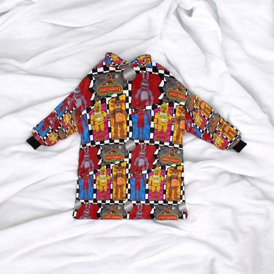 Five Nights at Freddy's Adventure Children's Blanket hoodie: Cozy Comfort for Little Gamer