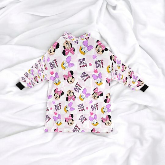 Minnie Mouse and Daisy Duck BFF, Disney Children's Blanket Hoodie